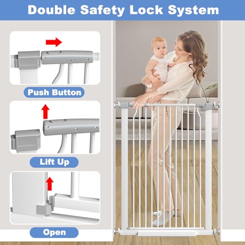 60.2" 65.7" Baby Gates Extra Wide