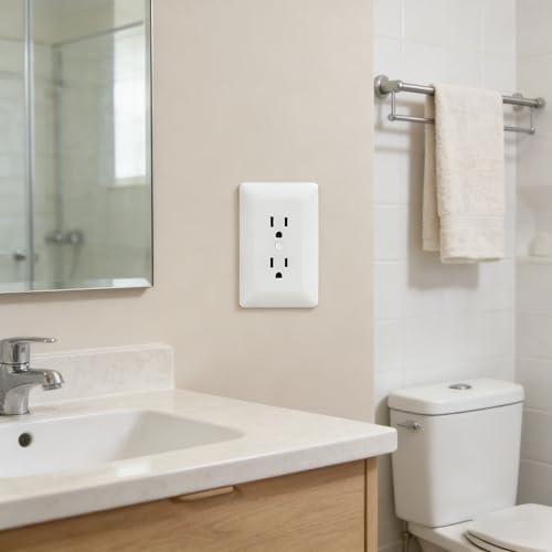 6 Pack Duplex Outlet Covers Wall Plates 1