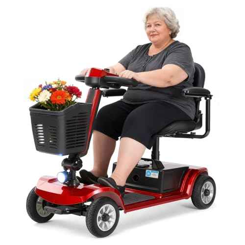 4 Wheel Folding Mobility Scooter with 13