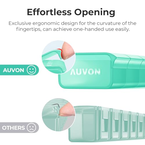 Weekly Pill Organizer with Effortless Opening Design