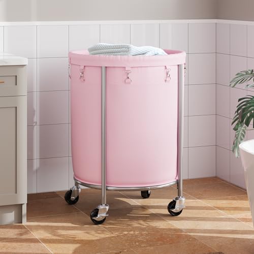Laundry Basket with Wheels