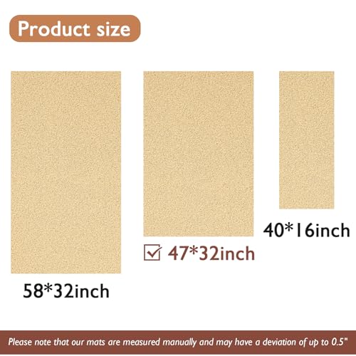 Shower Mat Non Slip 47x32 Inch