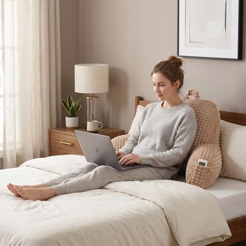 Reading Pillow with Arms for Bed Sitting