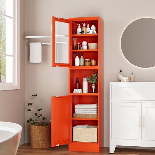 Metal Bathroom Storage Cabinet