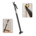 Super Heavy Duty Metal Door Stoppers Bar with 3000+lbs Strength Adjustable Door Security Bar for Home Security Residential