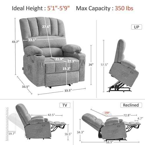 Power Lift Recliner Chair for Elderly