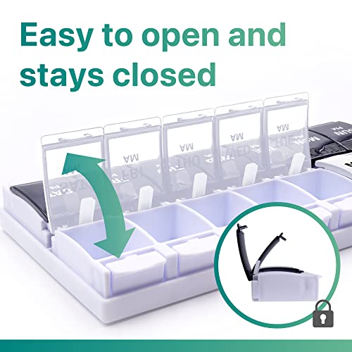 AM PM Weekly 7 Day Pill Organizer