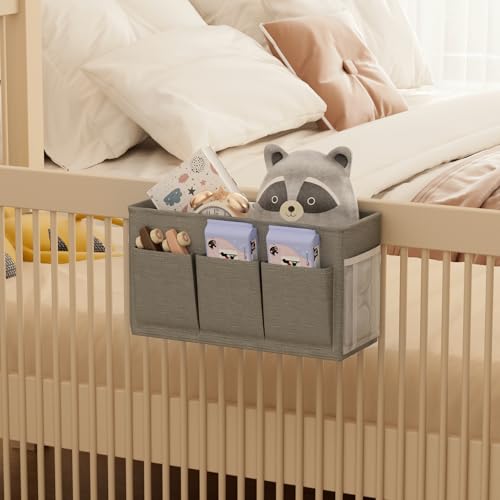 Bedside Caddy Storage Organizer for Bed Rails