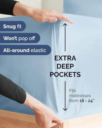 Extra Deep Flex Top Split Head King Sheet Set