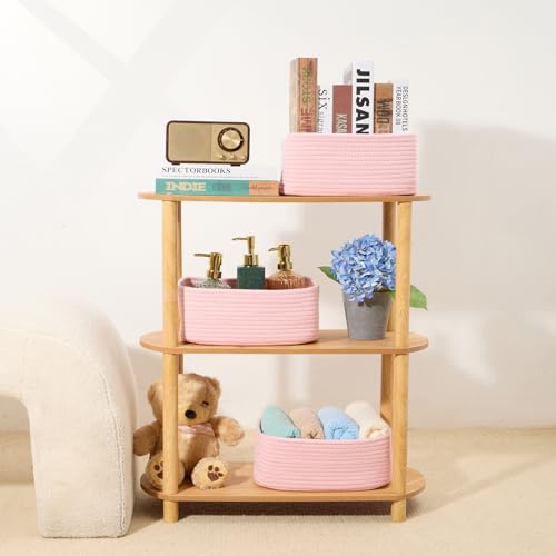 Small Storage Baskets for Organizing (4 Count)