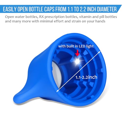 One Hand Pill Bottle Opener