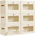 Storage Bins with Lids (6 Count)
