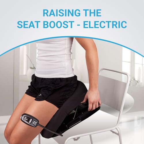 Premium Electric Lifting Cushion v2 by SeatBoost. Powerful Motor to Assist in Standing