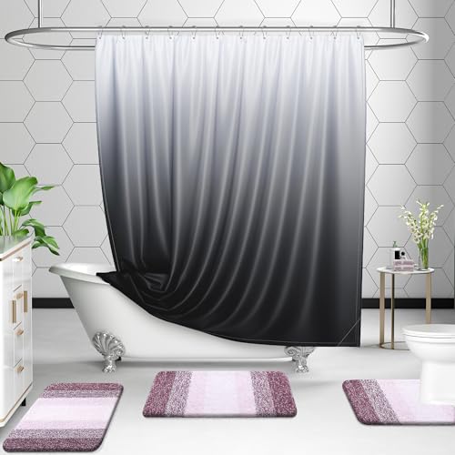 Micorfiber Bathroom Rug Set 2 Piece (4 Count)