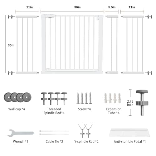 Extra Wide Large Baby Gate for Doorways