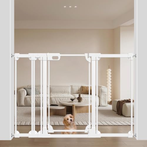 40" Extra Tall Clear Acrylic Dog Gate 57.87