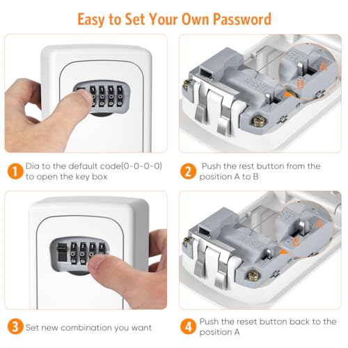 Key Lock Box Wall Mounted