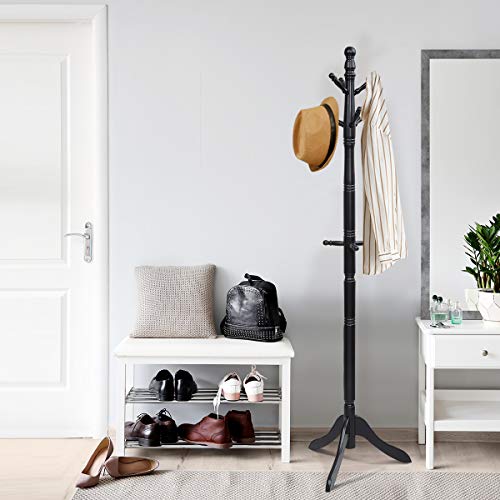 Wood Coat Rack Freestanding