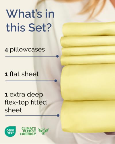 Flex Top Split Head King 6 Piece Sheet Set