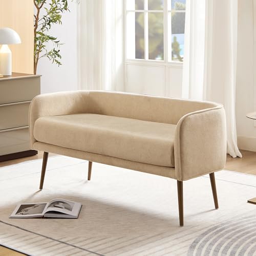 Bedroom Bench with Low Back