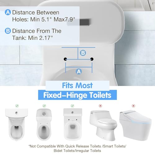 Toilet Safety Rails for Seniors（520lbs (206.4 Ounce)