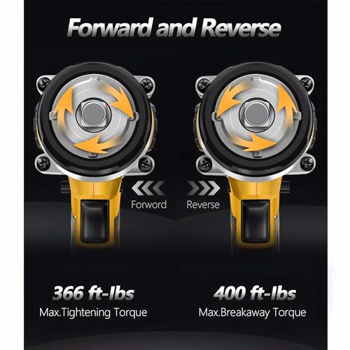 Crodless Impact Wrench with 2.0AH Battery