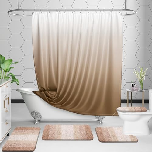 Micorfiber Bathroom Rug Set 2 Piece (4 Count)