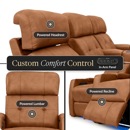 Kodiak Home Theater Seating Tawny Row of 2