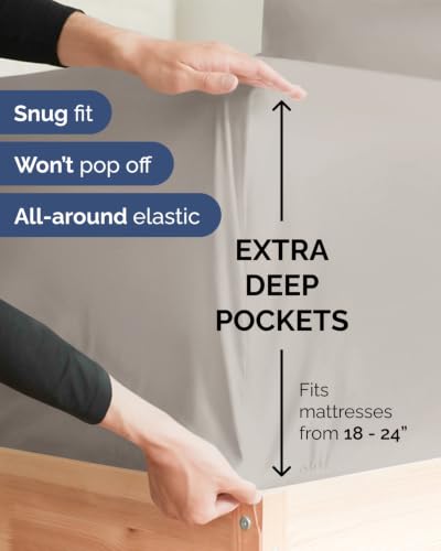 Extra Deep Flex Top Split Head King Sheet Set