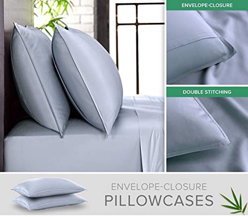 King Sheets Genuine 100% Organic Viscose Derived from Bamboo Bed Sheet Set