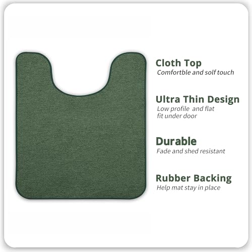 Toilet Rugs U Shaped Bathroom Rug (480 sq in)