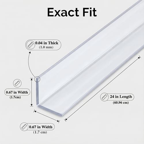 Clear Self Adhesive Mini Wall Corner Protectors (10 Count)
