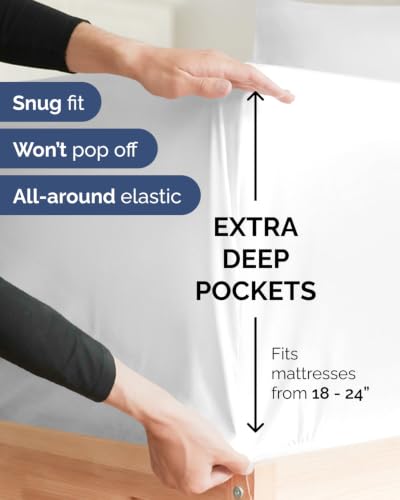 Extra Deep Flex Top Split Head King Sheet Set