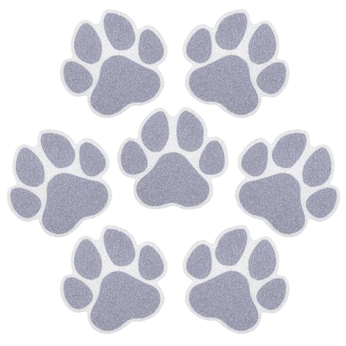 20PCS Dog Paw Non Slip Bathtub Stickers with Scraper