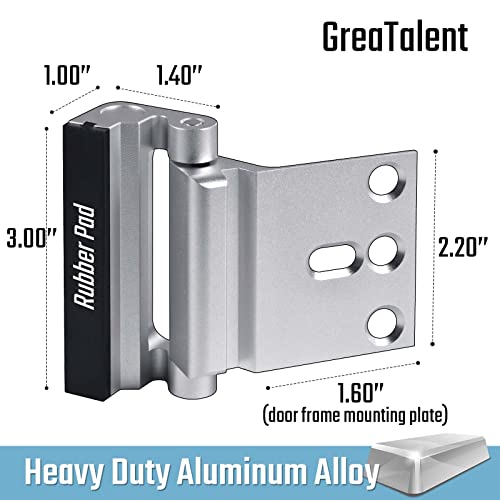 Home Security Door Reinforcement Lock (4 Count)