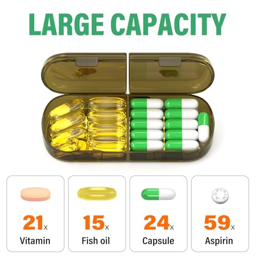 Weekly Pill Organizer 2 Times a Day