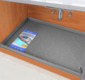 Waterproof Under Sink Mat 40" x 22" Silicone Mat Cabinet Protector