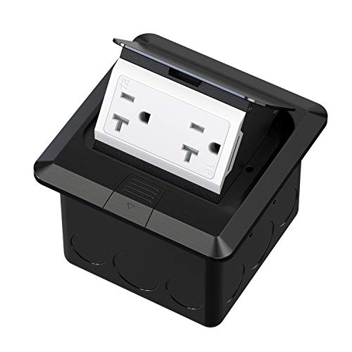 Pop Up Floor Electrical Outlet Box Kit