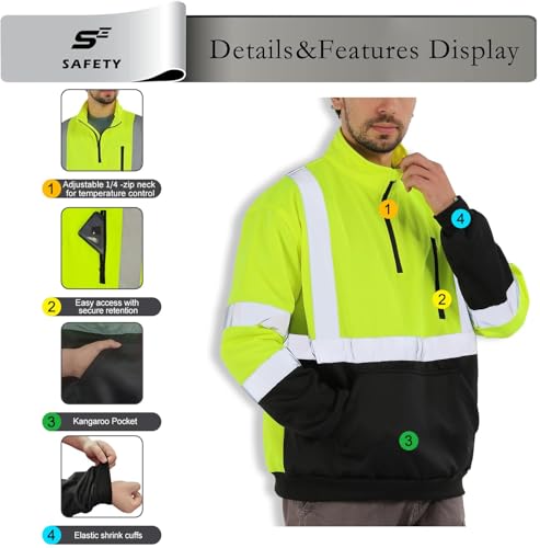 Work Safety Sweater High Visibility Construction