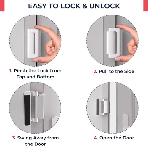 Door Reinforcement Lock (2 Count)