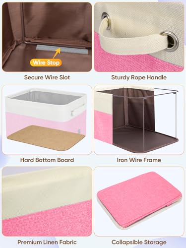 1 Pack Fabric Closet Storage Bins for Shelves