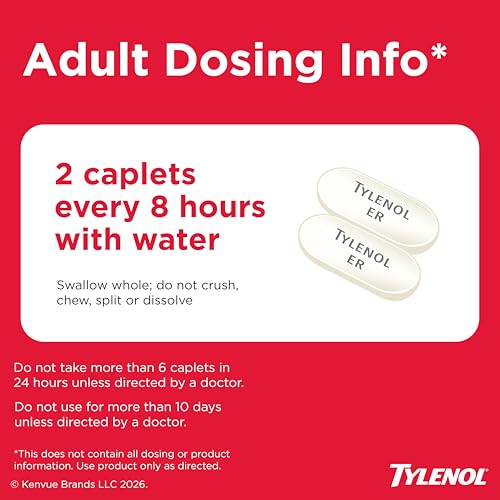 8 Hour Extended Release Caplets (100 Count)