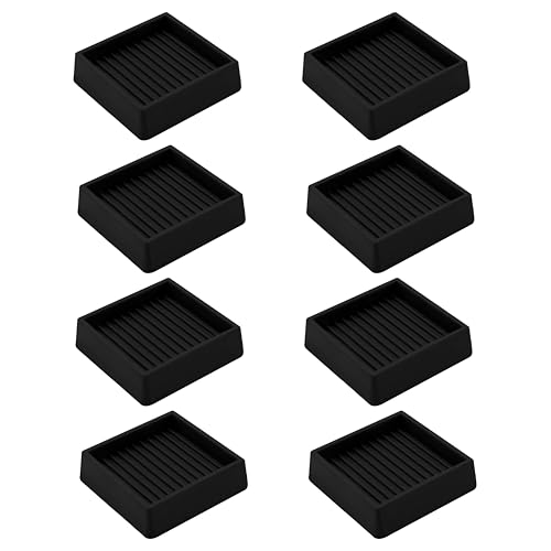 2X2 Rubber Caster Cups (4 Count)