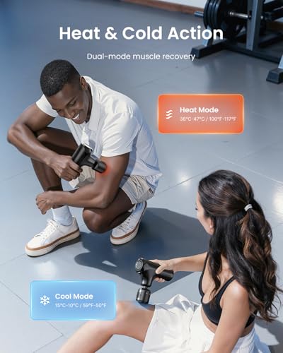 Mini Thermacool Massage Gun with Heat and Cold