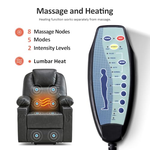 Small Power Lift Recliner Chair for Elderly