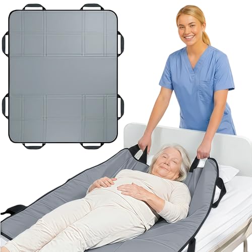 Upgraded 3 Layer Positioning Bed Pad with Handles