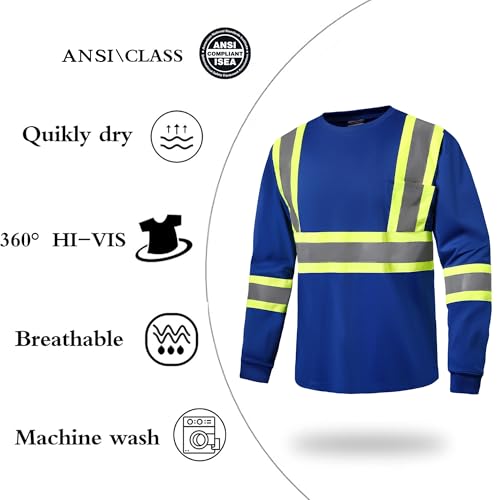 Hi Vis Safety Shirts (3 Count)