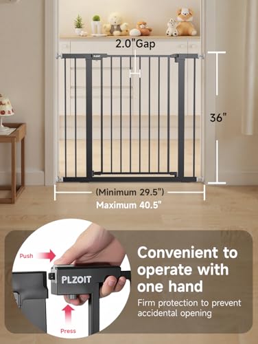 36" Extra Tall Baby Gate for Stairs