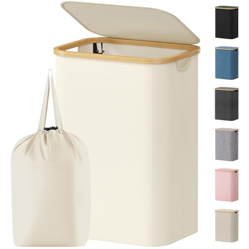 80L Laundry Basket with Lid