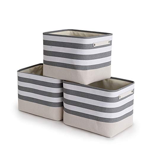 Extra Large Cube Storage Bins Baskets for Organizing (3 Count)